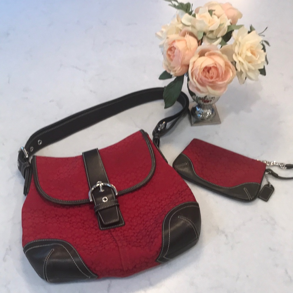 Coach Bag & Matching Wristlet